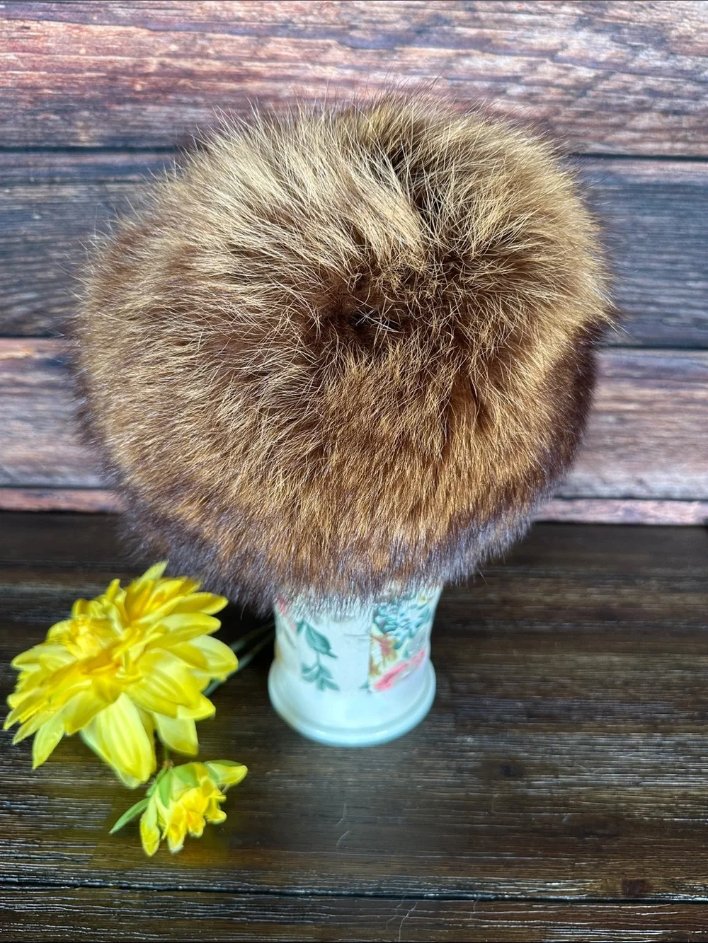 Hershleder Vintage Brown Fur Hat